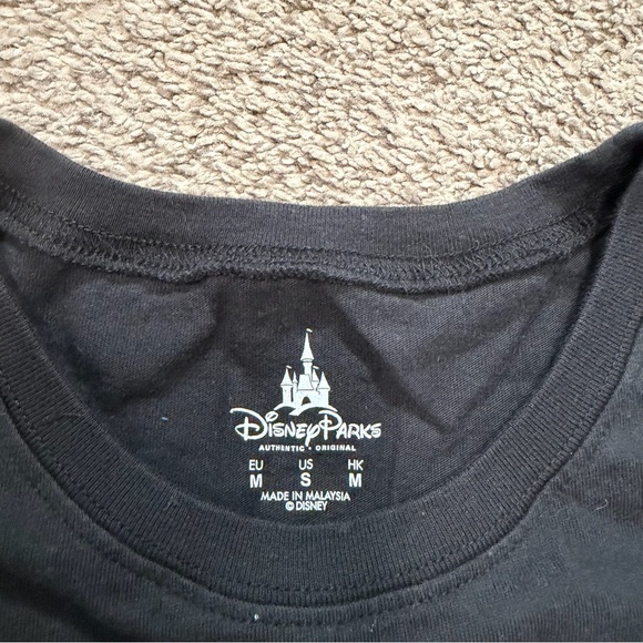 Disney Womens Shirt - Black Glitter Disney World Resort Size Small - Picture 5 of 5